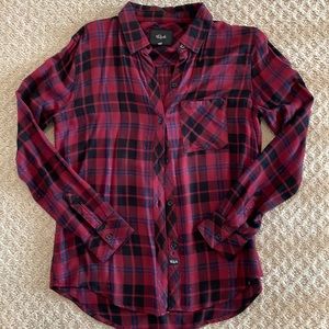 Rails lightweight button down top